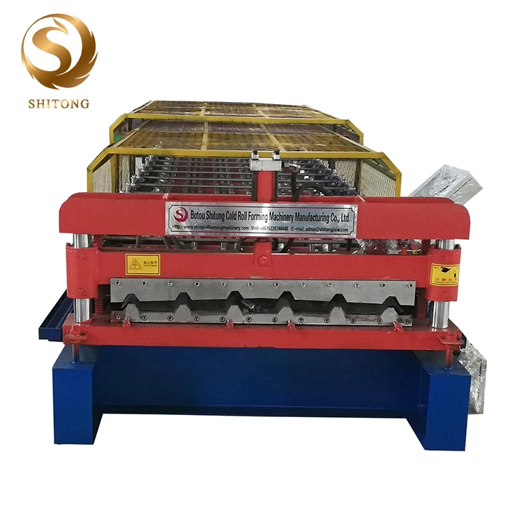 China metal tile corrugated machine, cold panel roof rolling machine