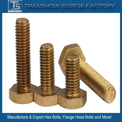 Fine Quality China Suppy Bronze Brass Hex Bolt