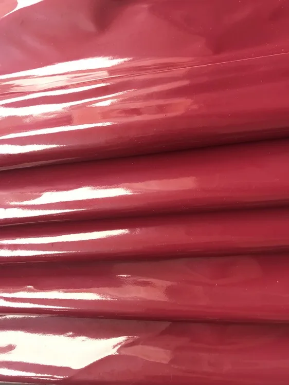 global leather manufacturer mirror leather for clothes