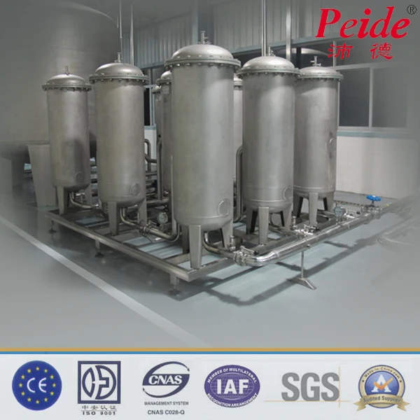Stainless Steel Bag Filter Housing for Solids Filtration
