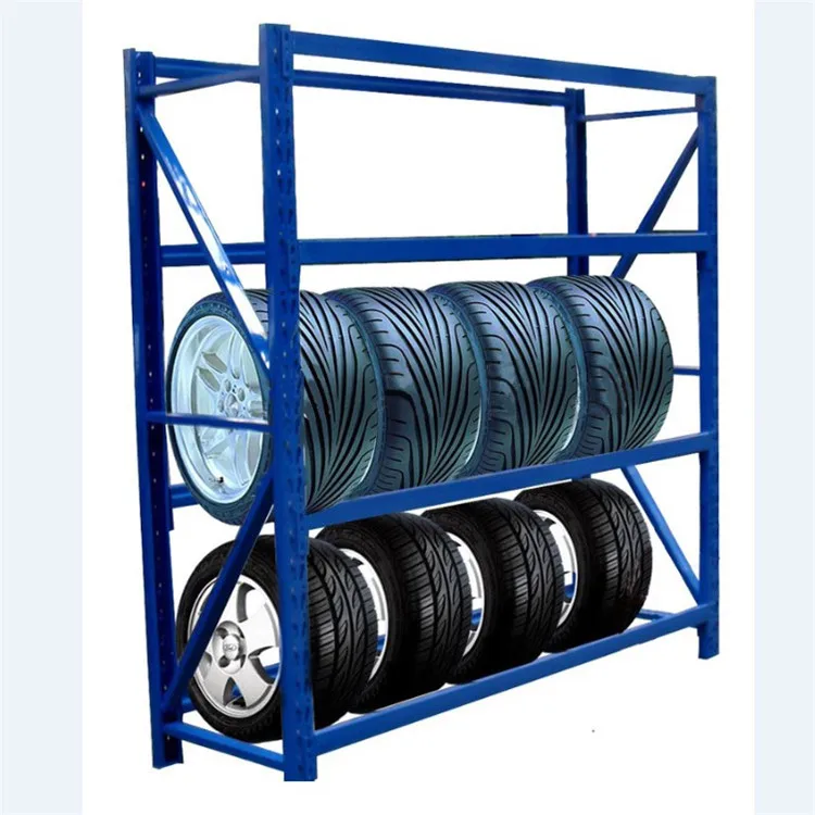 Metal Car Wheel Tire Rack Display Stand
