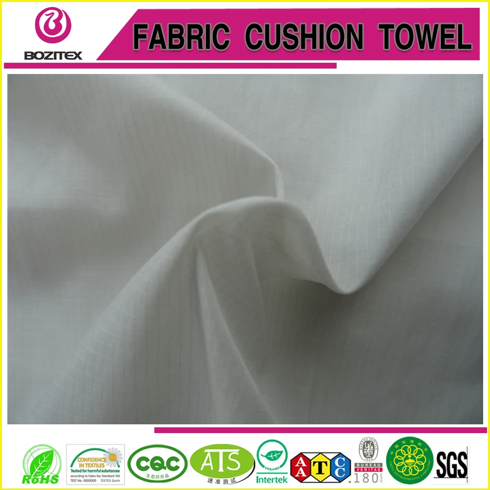 Нейлоновая тафтовая ткань ПУ ПВХ с серебряным покрытием для подкладки сумки