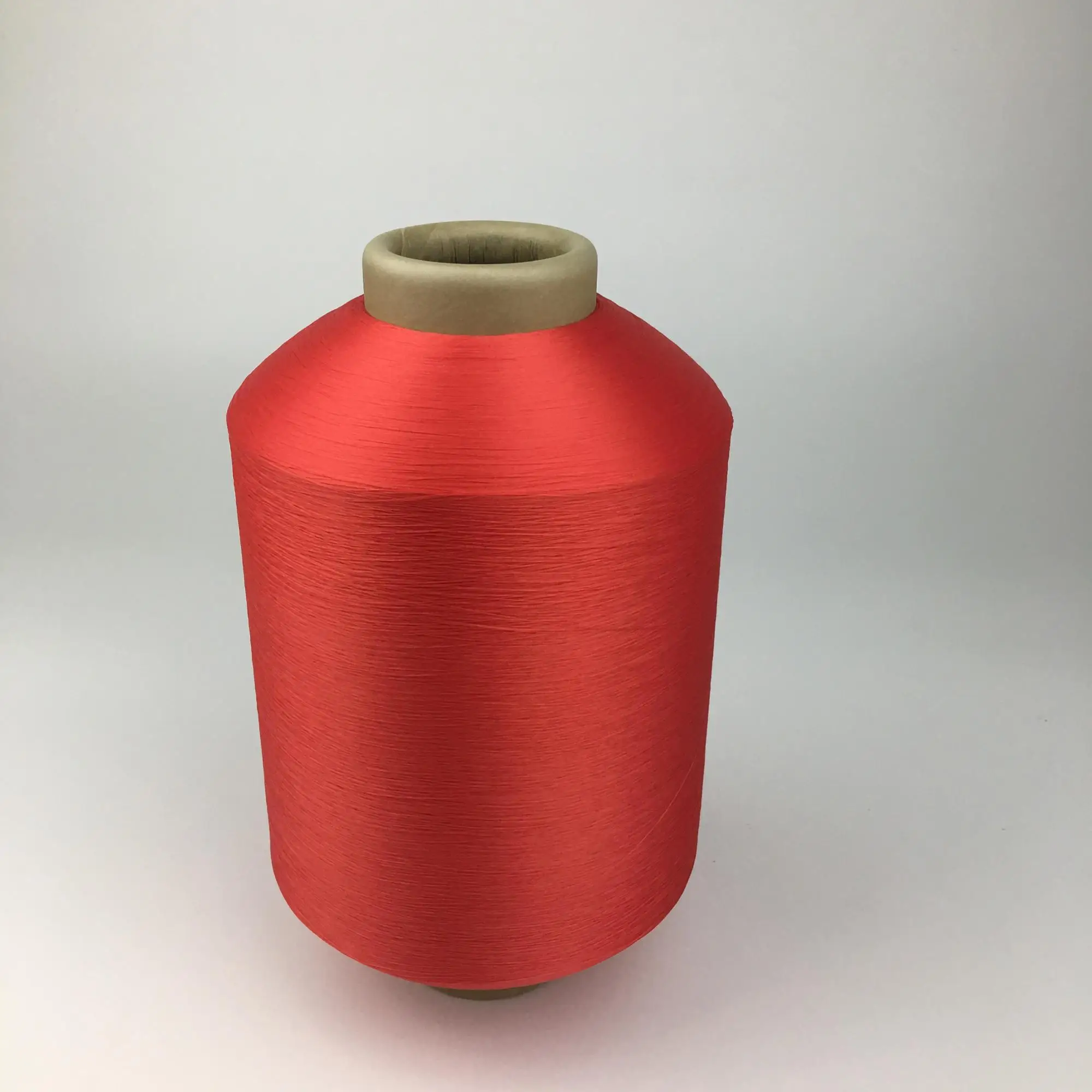 100% Post Consumer Recycled Twist 120TPM Polyester Yarn dty 50D to 150D in Grade AA