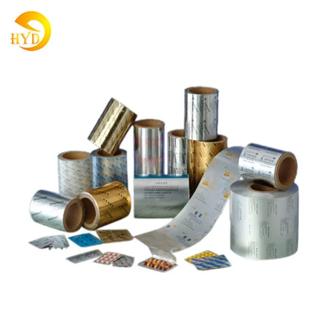 medicine  pack roll  aluminum foil capsule tablet blister packing machine