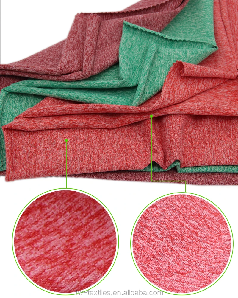 
Factory Wholesale Knit 61% Nylon 33% Polyester 6% Spandex Complex Yarn Melanged Outdoor Clothes Fabric 