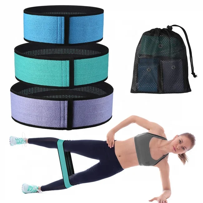 Fitness Resistance Loop Band Set, Perfect for  Yoga, Physical Therapy, and Booty Building
