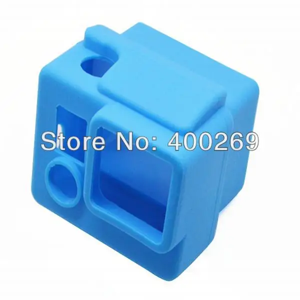 Gopro case silica gels for gopro hero3+ hd3+ camera, silicon case for gopro