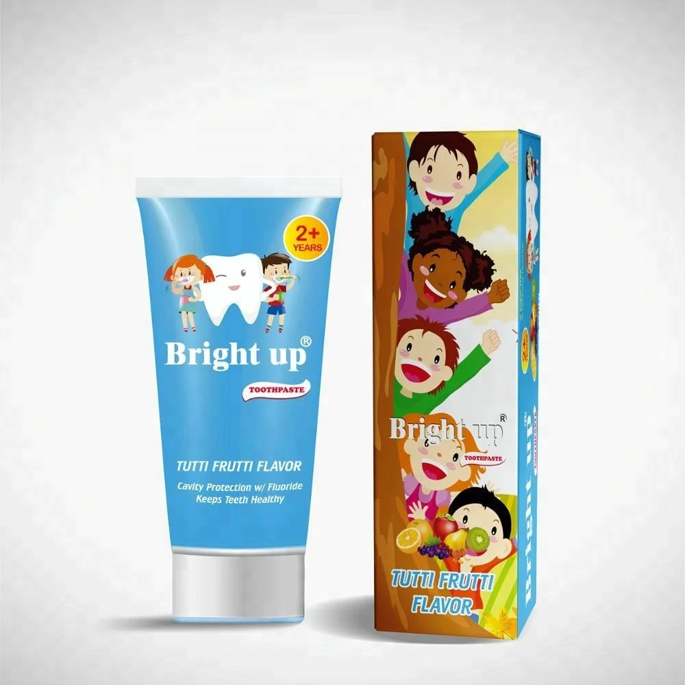 Best mild bubble strawberry kids toothpaste with fluoride free