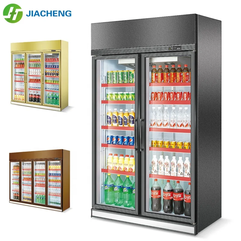 
Vertical Display Cooler portable refriger display freezer Glass Door Beer Pepsi cola Fridge 
