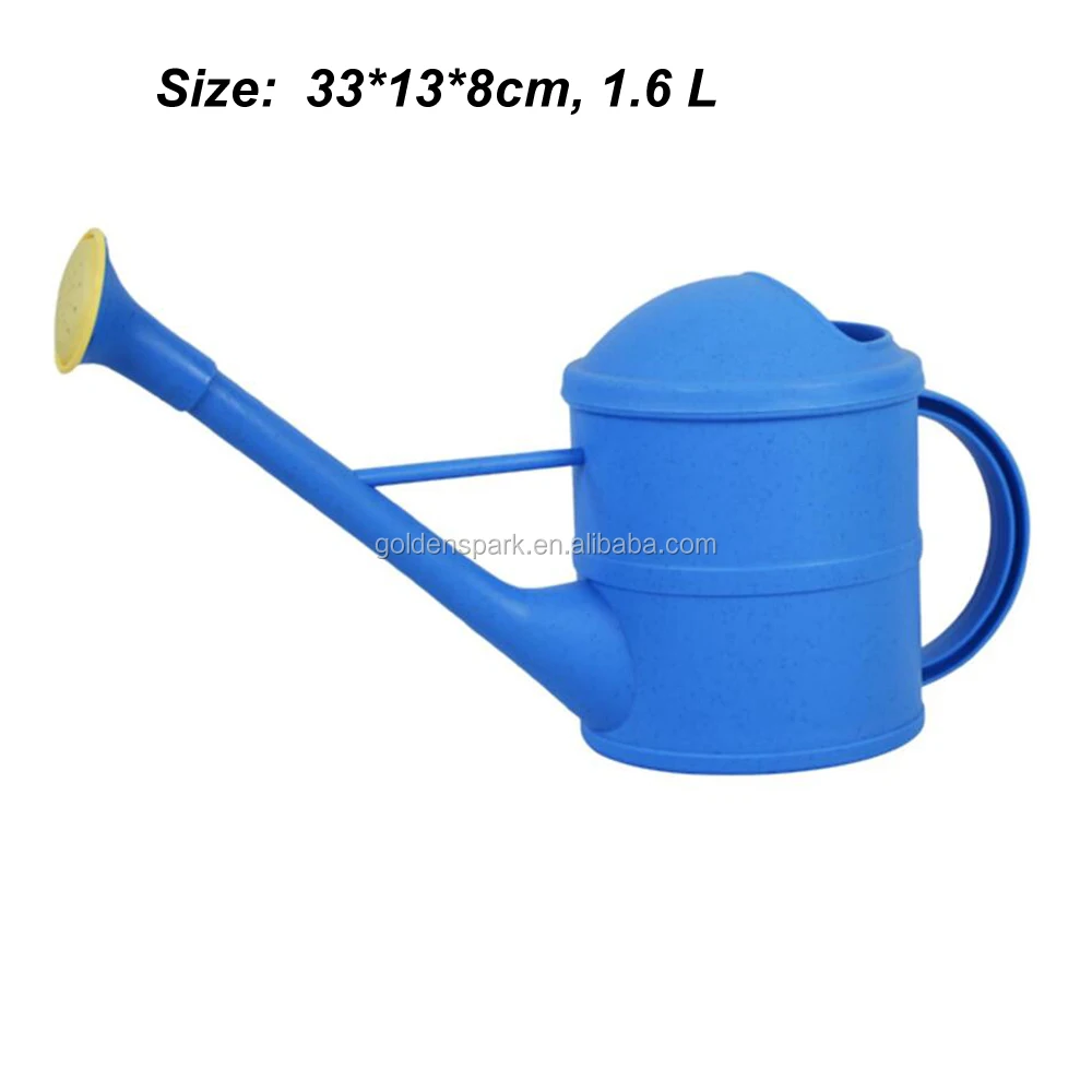 Plastic Durable Watering Can Long Spout Flower Gardening Tools Stylish Handy 1.6L
