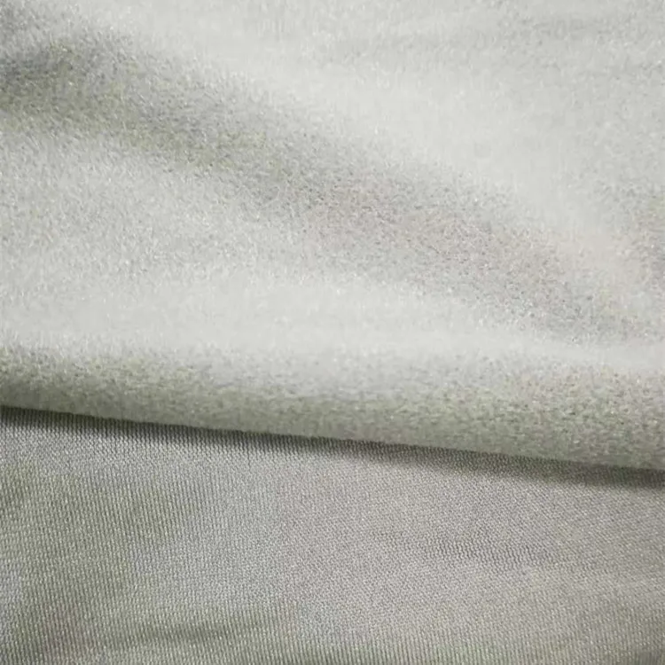 Nylon/Spandex OK cloth fabric magic loop velvet fabric medical warp knit elastic brush loop fabric