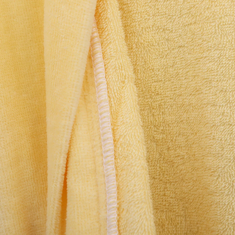 Turkish Cotton Bathroom Towel Robe Series High Quality Yellow Bathrobe With Belt