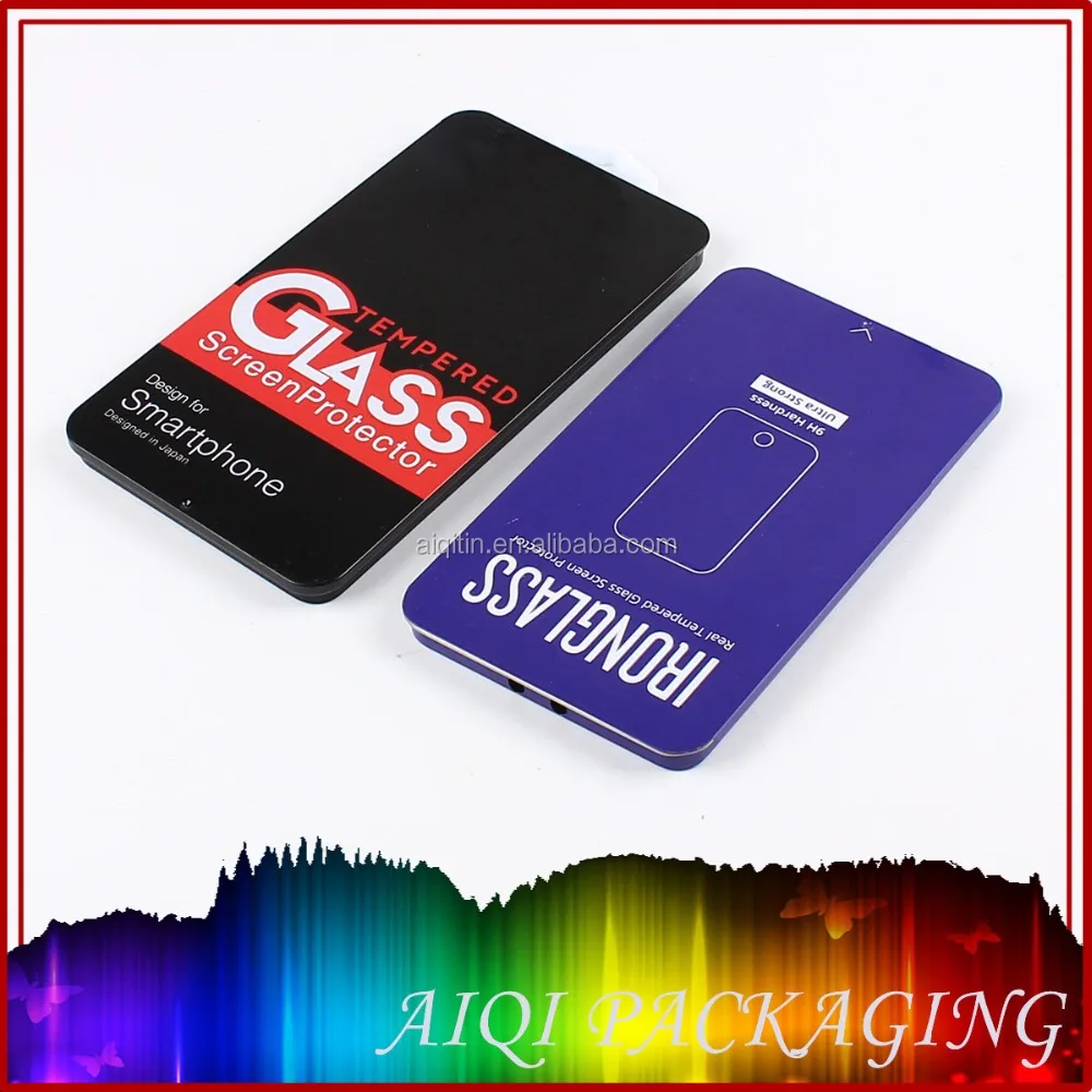 
Custom Design Hot Selling Tempered Glass Screen Protector Tin Box 