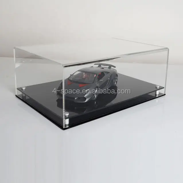 Collectors Model Display Case Plastic Display Case for 1:18 scale diecast car models Plexiglass 1:18 Display Case