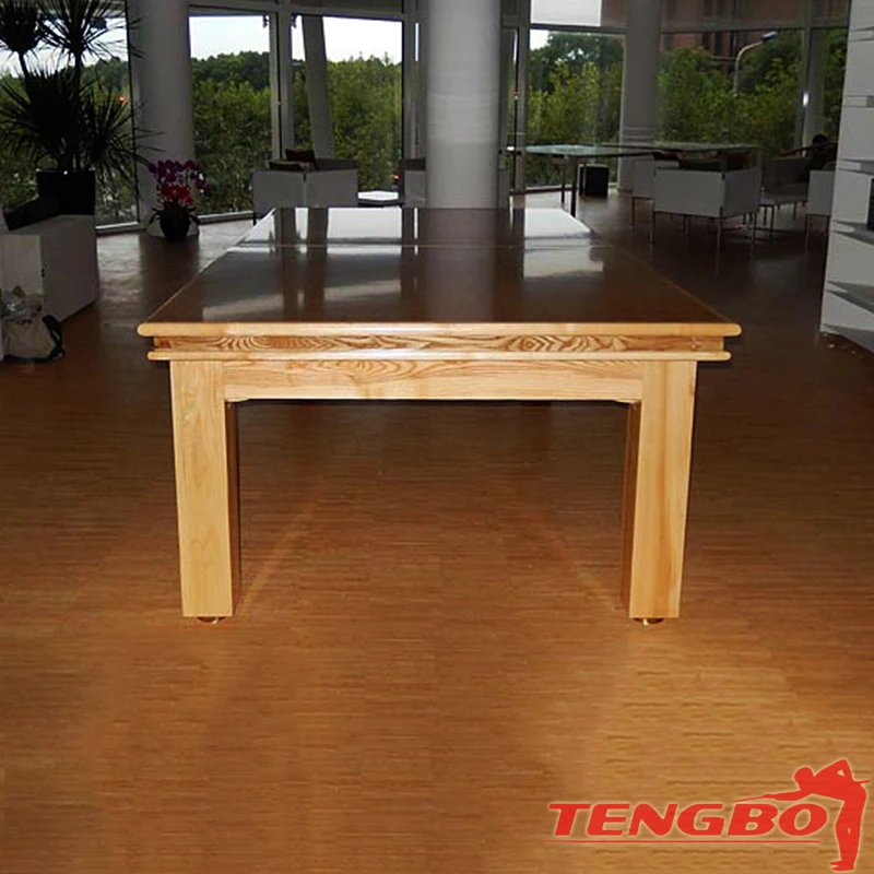 New trend factory price Solid wood dining pool table 9 ft 8 ft pool table for home