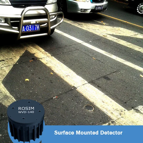 IN PAVEMENT Wireless magnetic vehicle counter for intersection adaptive traffic control system replacing loop detector