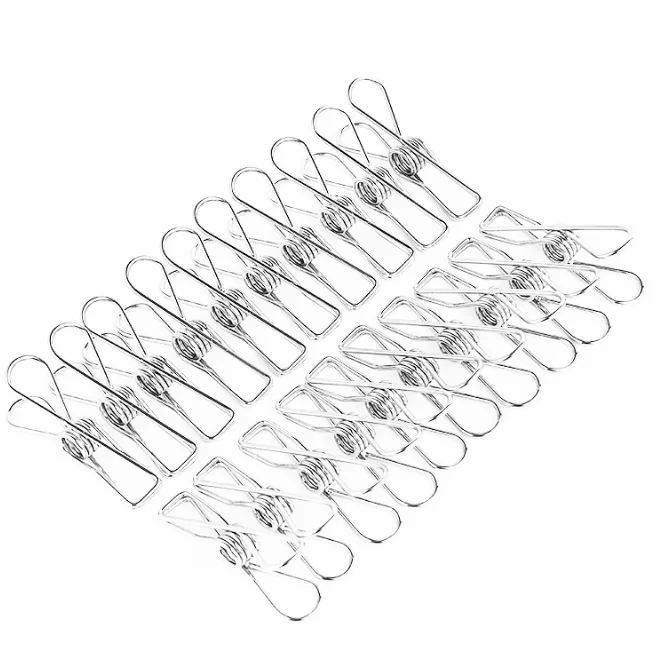 Оптовая продажа, прочные металлические колышки для одежды из нержавеющей стали/зажимы для вешалки для одежды