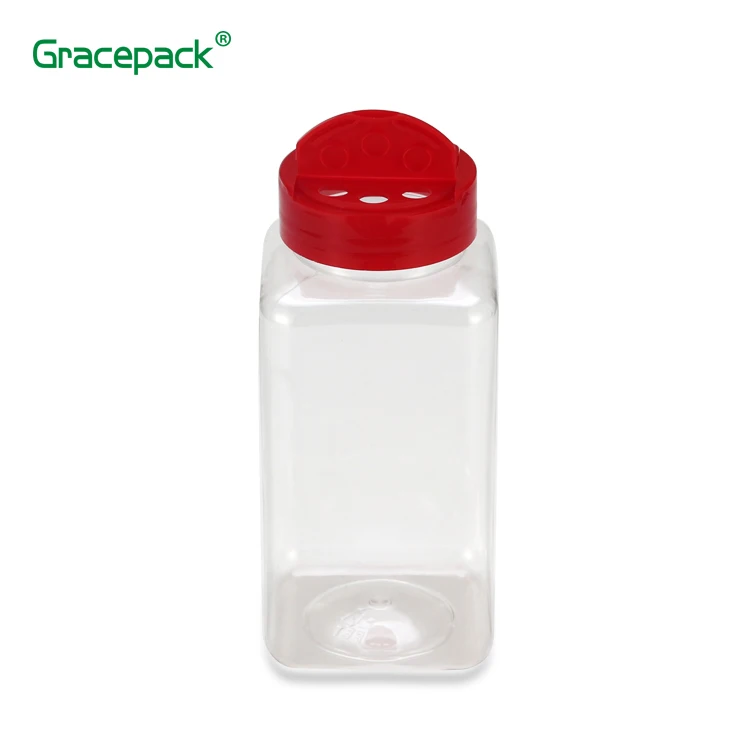PET Plastic container for packaging pepper seasoning powder  plastic bottle safty food flavoring bottle wholesale spice jar