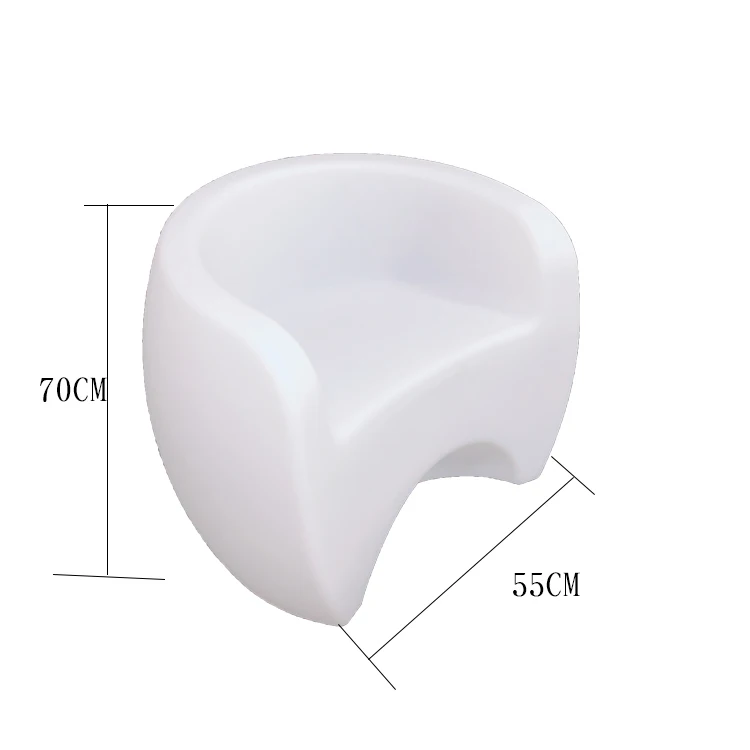 Уличные стулья для сада, кафе, бара, вечеринки, свадьбы со светодиодной подсветкой