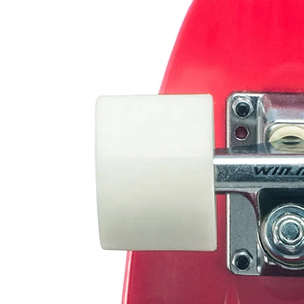 Win.max New 22.5 inch plastic anti-slip grip tape Plastic skateboard deck fish skateboard with PU wheels