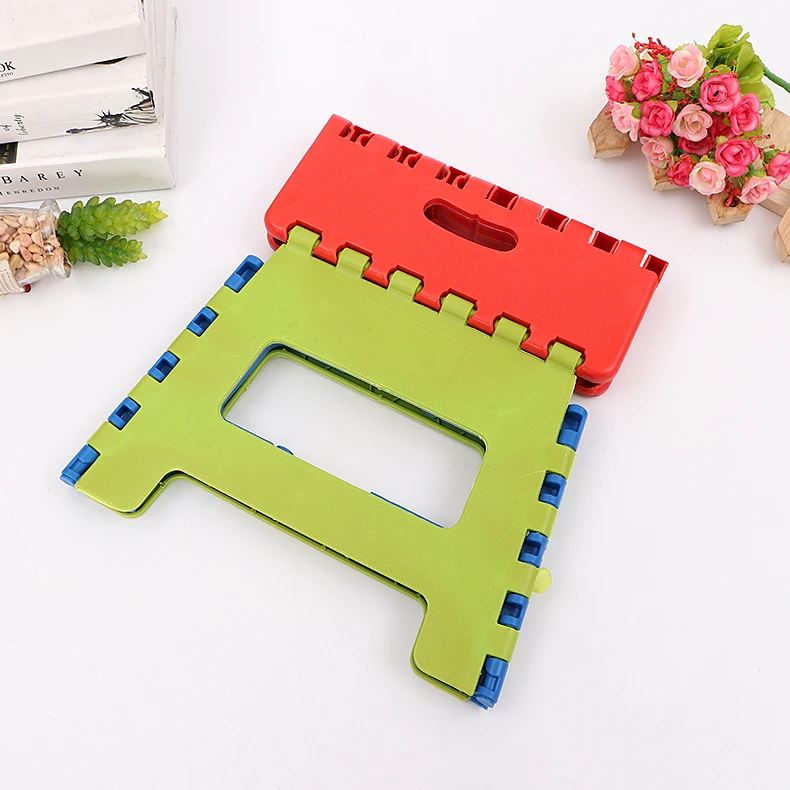 Хорошее качество, модный Индивидуальный Пластиковый детский мини складной ступенчатый стул