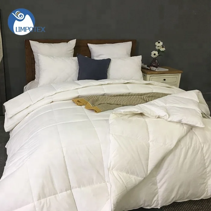 All season soft and light queen size silk duvet bedding comforter