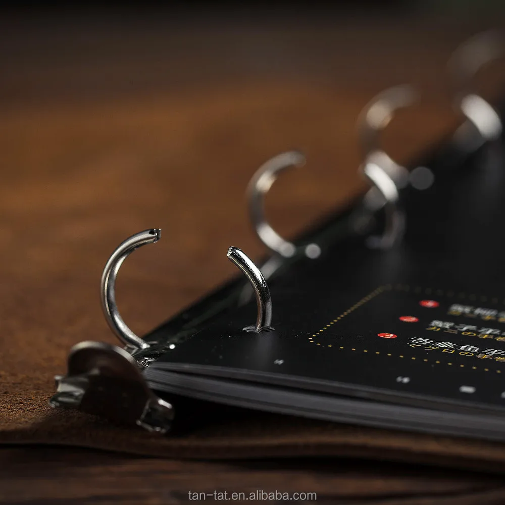 High Quality Crazy Horse Leather Menu Cover for Restaurant