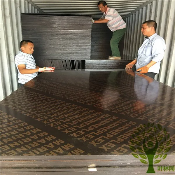 Черный/коричневый фанерный лист с пленочным покрытием