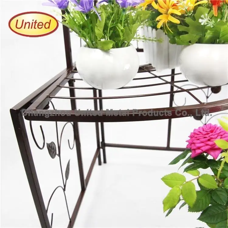 New design ornamental iron plant stands for wholesales