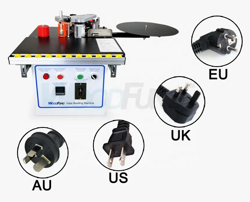 MY-07B mini woodworking manual wood pvc edge banding machine price
