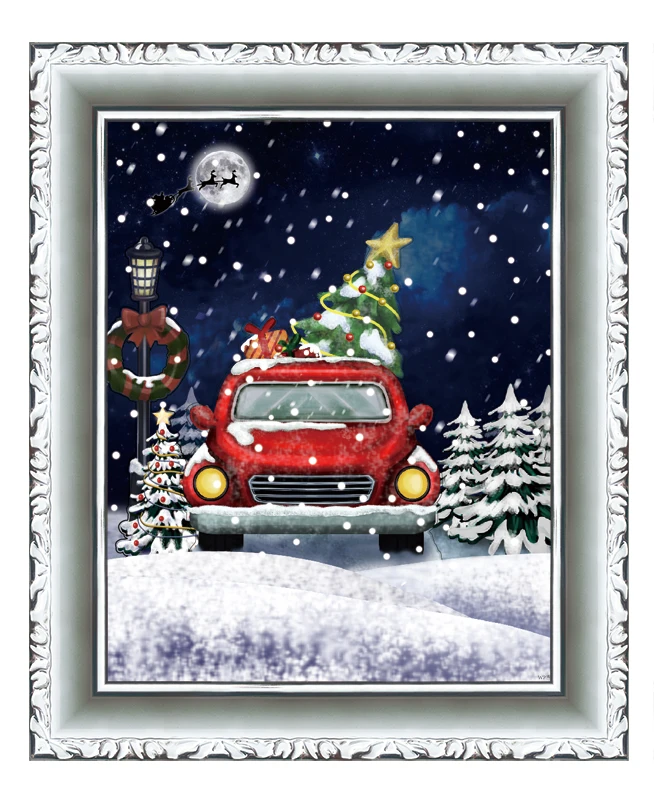 
New Year Personalized Plaques with Funny Snowman Christmas Decorating Themes 