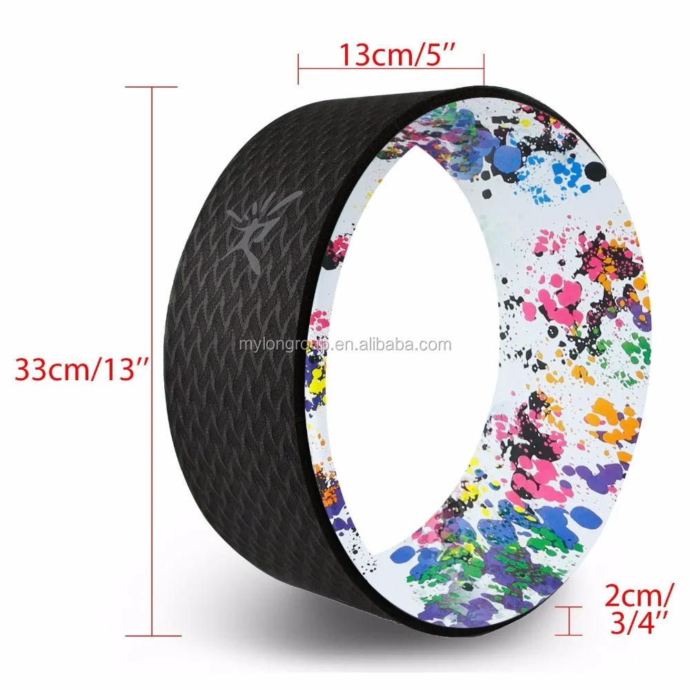
Body Yoga Exercise Equipment - Perfect Yoga Wheel For Any Fitness Needs Great For Classes Or In-Home Use Optimal Back Roller 