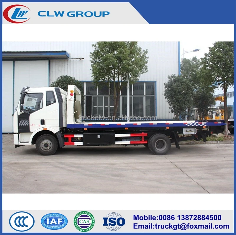 japan technology flatbed towing truck China manufacturer 8tons tilt tray 6tons 8meters flat bed recovery truck for sale