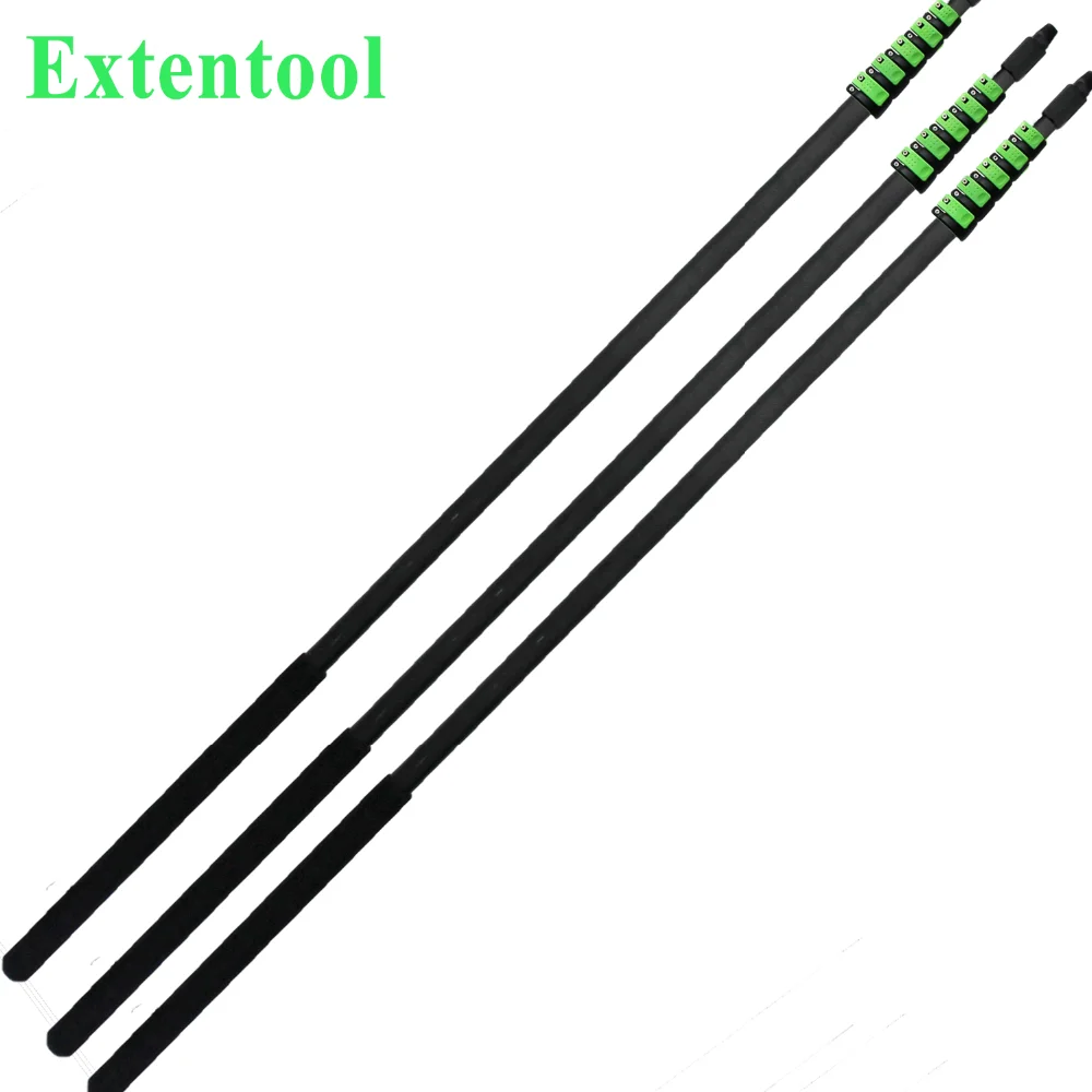42ft carbon fiber telescopic pole for window and solar panel cleaning 12m/meters strong telescoping pole