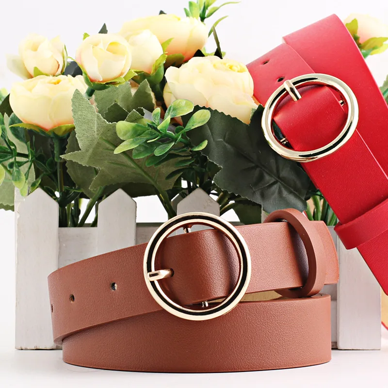 
2019 wholesale New fashion elegant style for woman belt PU dress women belt stylish belt stock 