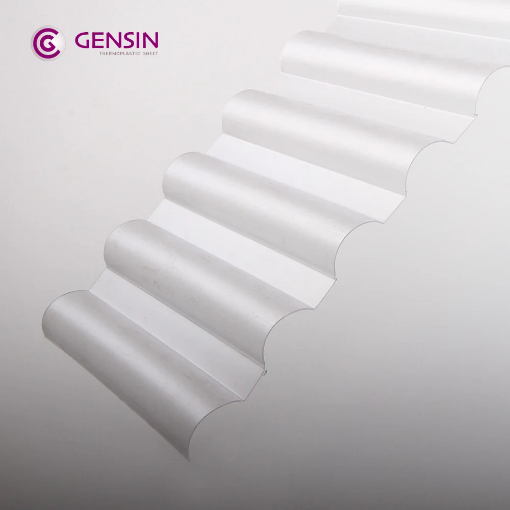 Lixin 1.5mm corrugated polycarbonate sheet
