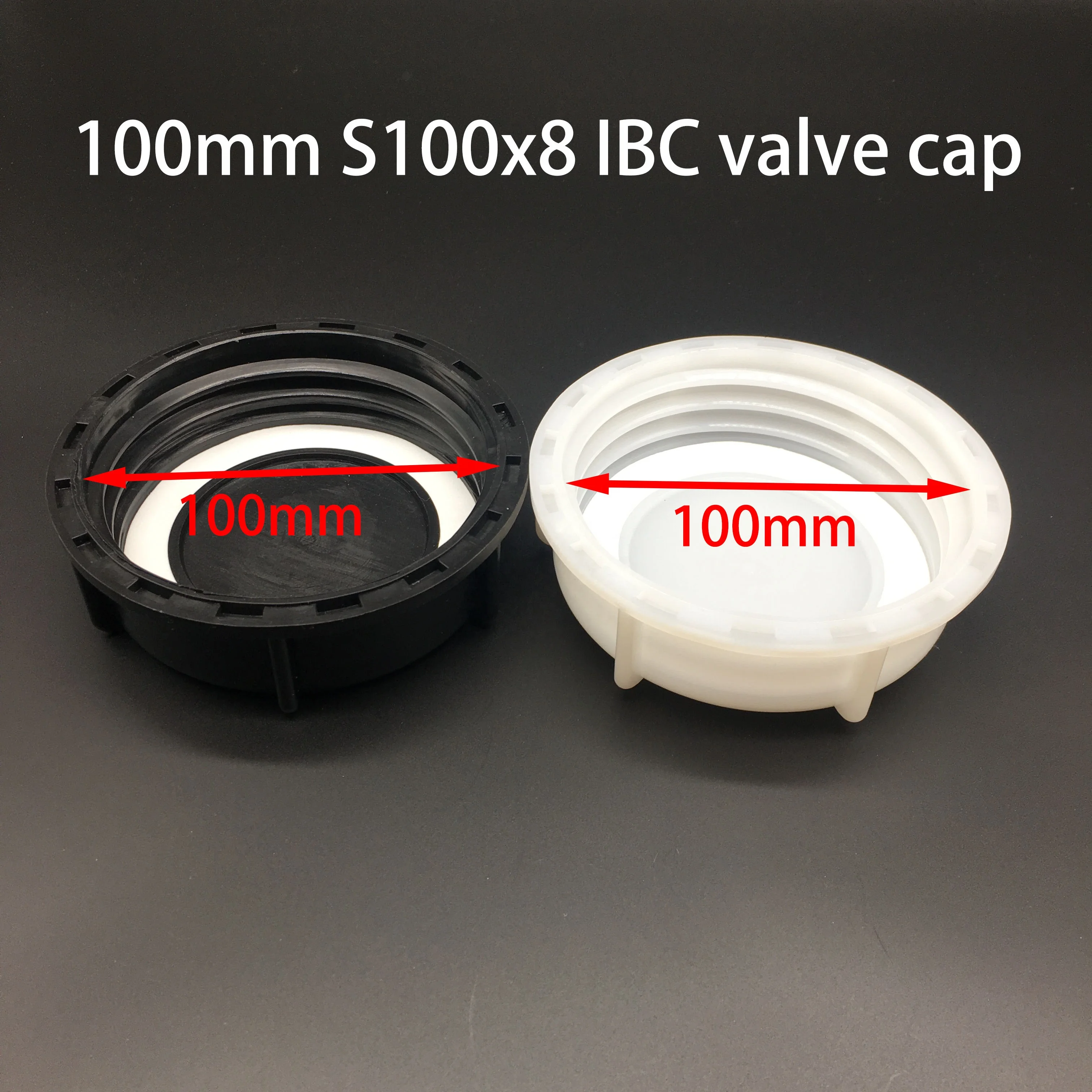 
Valve Cap Dust Cap S100x8 Thread Plastic Chinese Factory 3inches 100mm for 1000L Ibc Tank Valve Screw Cap Carton Box Non Spill 