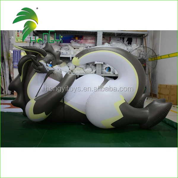 Hongyi New Style Lying Large Cartoon Character / Sexy Inflatable Dragon