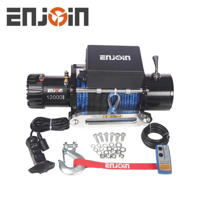 Инджойн 12000 фунтов 12 В aoto автомобилей 12000lbs для 4WD Offroad клубы 4x4 12000lb электрическая лебедка
