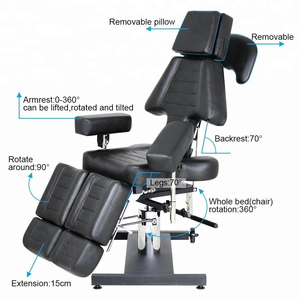 ПРОФЕССИОНАЛЬНЫЙ Гидравлический ТАТУ-стул