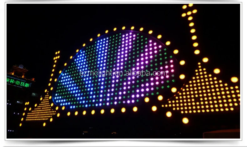 Hot selling 6pcs DMX waterproof smd5050 rgb led pixel light IP68 with diameter 50mm
