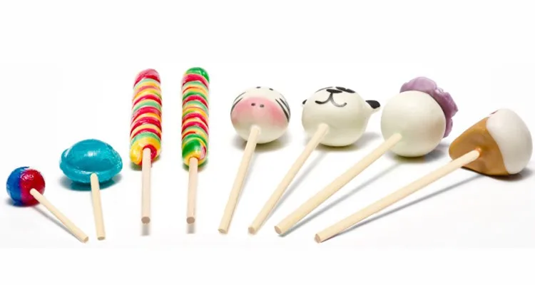 wood rock candy sticks