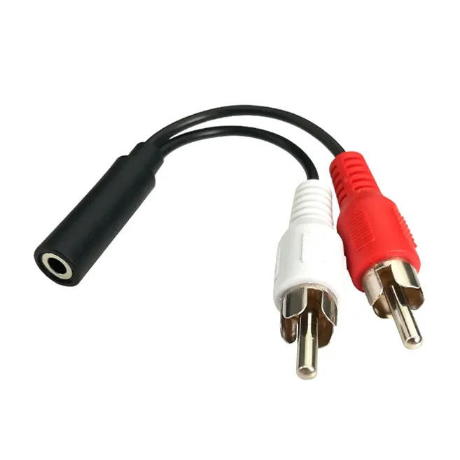 RCA SOCKET TO  PH2.0-8P AV video signal input output cable conversion connection plate lead processing