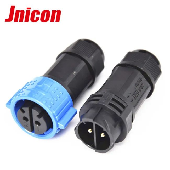 Jnicon M25 3 pin power 9 pin signal waterproof Connector plugs and sockets