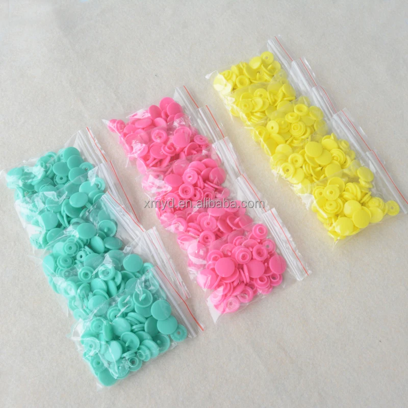 Wholesale T3 T5 T8 KAM Plastic Snap Button Fasteners Assorted Colors in Plastic Box or Case
