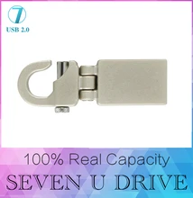 100% real capacity New 2015 Metal Mini 180 degrees usb gadget 16GB 32GB USB 2.0 memory pendrive flash 512GB card drive128GB/gift