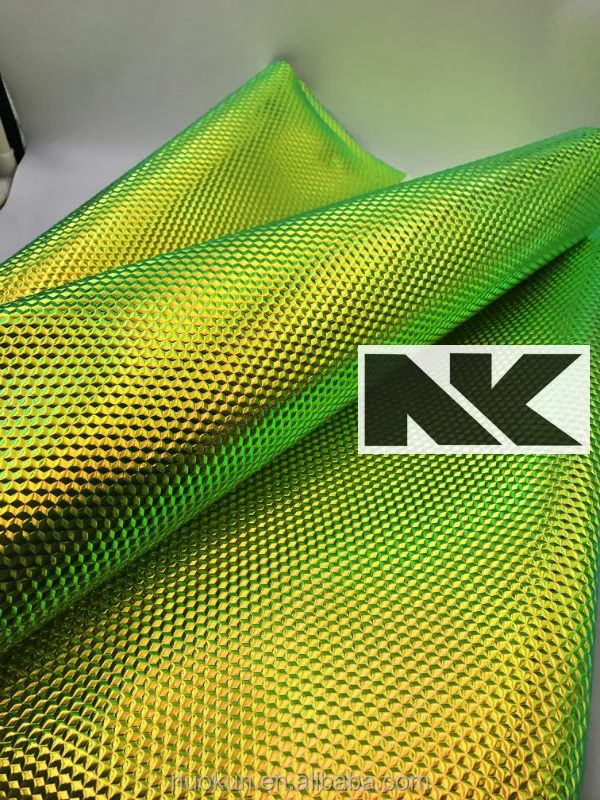 NK P032 PU diamond design embossing leather artificial leather for shoes printing faux leather custom print vinyl