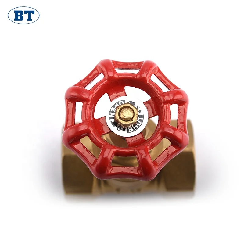 
BT4001 good market locking brass 3 way gate valve/stop valve 