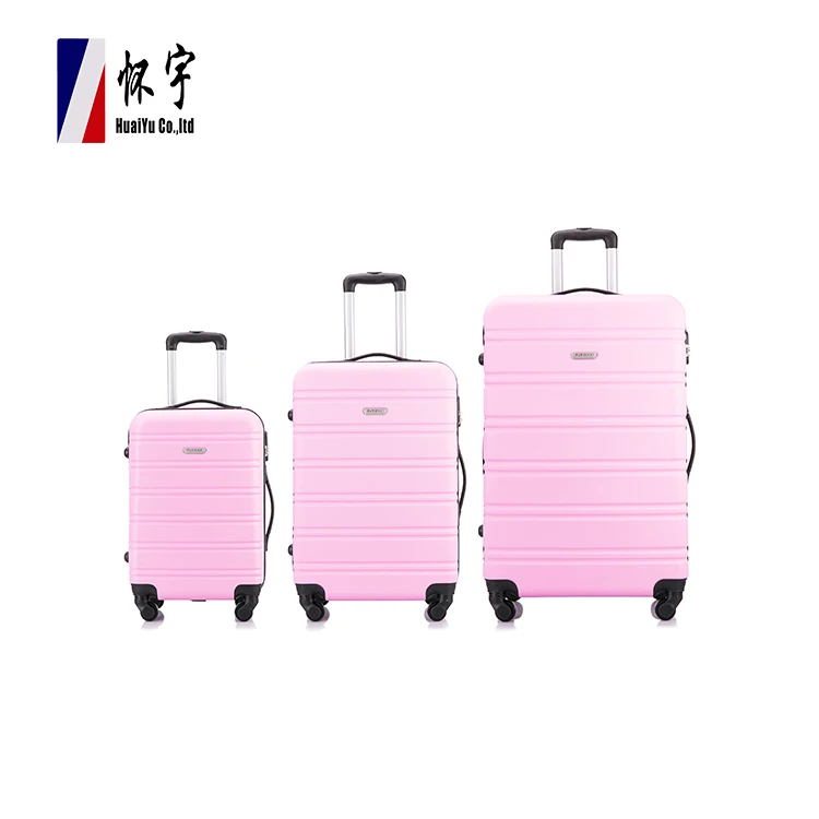 Quality Chinese Products 24 Inch Traveling Lightweight ABS Trolley Suitcase Set