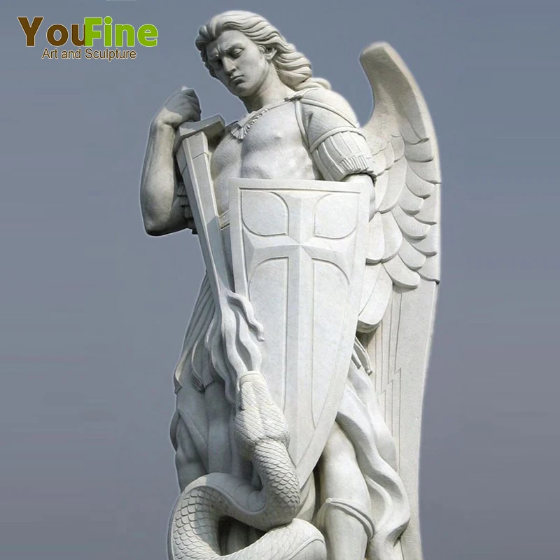 Religious Angel St archangel michael statue